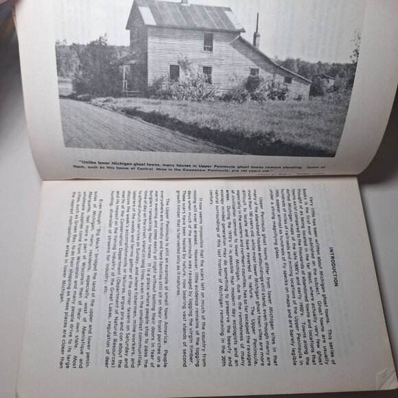 Michigan Ghost Towns Upper Peninsula Volume III 1973 Vintage Travel History Dodg - Picture 5 of 11